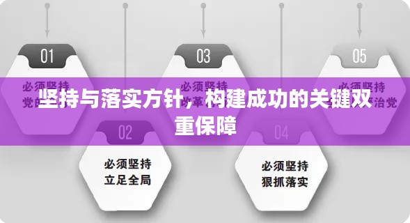 堅持與落實方針，構建成功的關鍵雙重保障