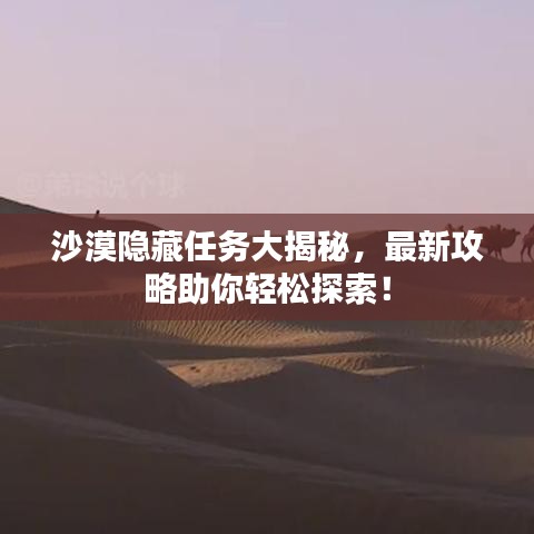 沙漠隱藏任務(wù)大揭秘，最新攻略助你輕松探索！