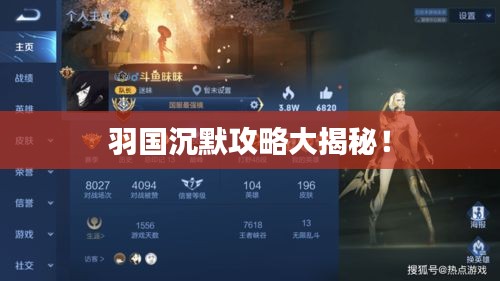 羽國(guó)沉默攻略大揭秘！