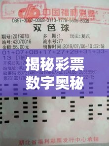 揭秘彩票數(shù)字奧秘，雙色球獨(dú)家預(yù)測(cè)揭秘！