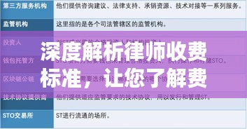 深度解析律師收費(fèi)標(biāo)準(zhǔn)，讓您了解費(fèi)用構(gòu)成與合理維權(quán)！