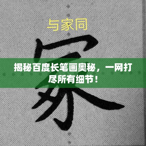 揭秘百度長(zhǎng)筆畫奧秘，一網(wǎng)打盡所有細(xì)節(jié)！