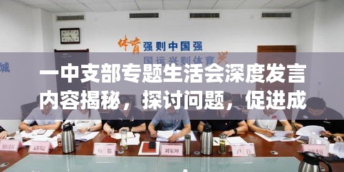 一中支部專題生活會(huì)深度發(fā)言內(nèi)容揭秘，探討問題，促進(jìn)成長