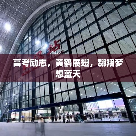 高考勵(lì)志，黃鶴展翅，翱翔夢(mèng)想藍(lán)天
