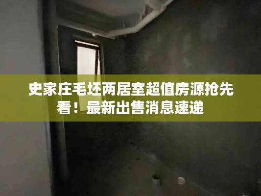 史家莊毛坯兩居室超值房源搶先看！最新出售消息速遞