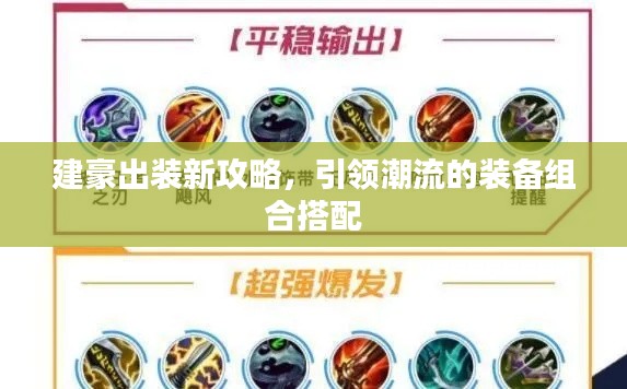 建豪出裝新攻略，引領潮流的裝備組合搭配