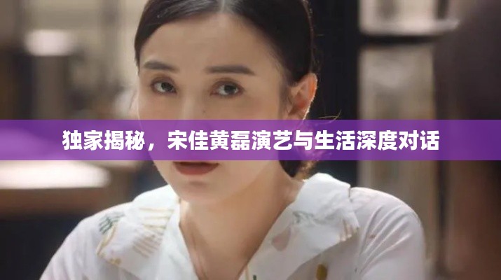 獨家揭秘，宋佳黃磊演藝與生活深度對話