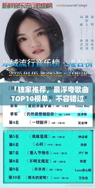 「獨(dú)家推薦，最浮夸歌曲TOP10榜單，不容錯(cuò)過(guò)！」
