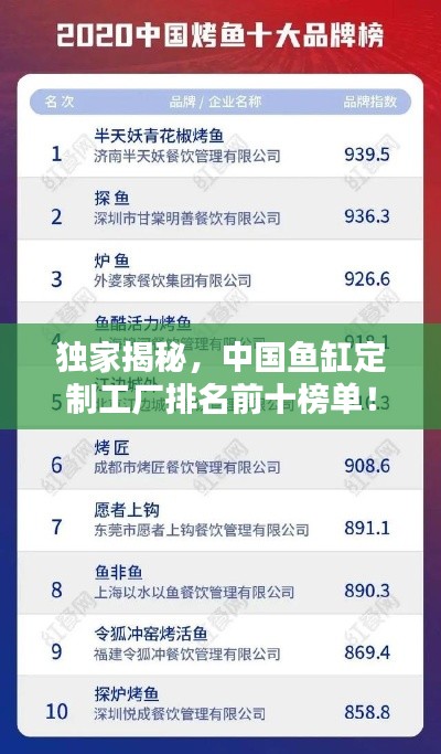 獨(dú)家揭秘，中國(guó)魚缸定制工廠排名前十榜單！