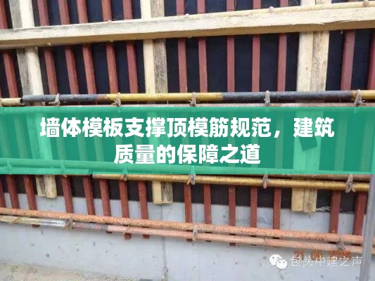 墻體模板支撐頂模筋規(guī)范，建筑質(zhì)量的保障之道