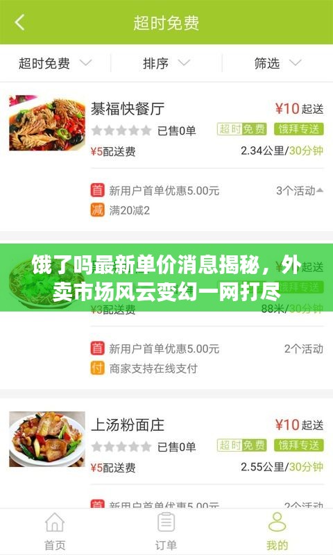 餓了嗎最新單價消息揭秘，外賣市場風云變幻一網(wǎng)打盡