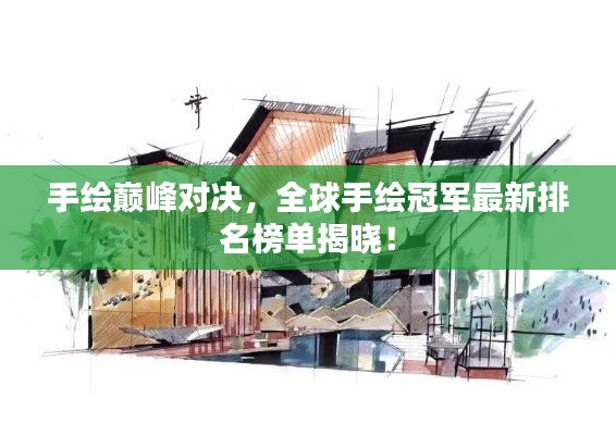 手繪巔峰對決，全球手繪冠軍最新排名榜單揭曉！