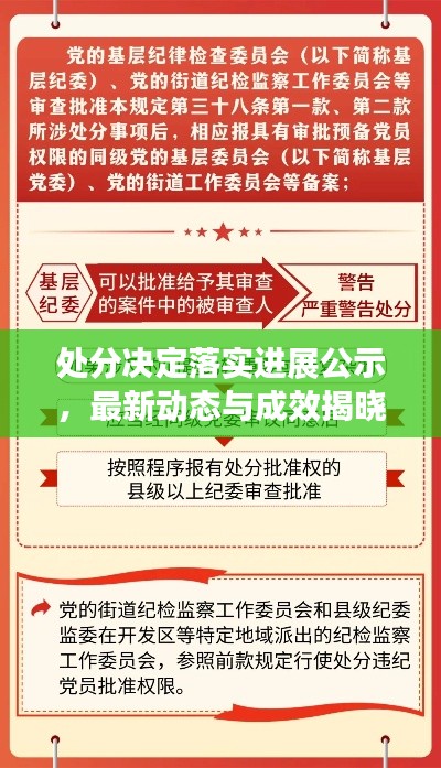 處分決定落實進(jìn)展公示，最新動態(tài)與成效揭曉！