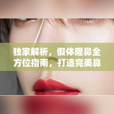 獨(dú)家解析，假體隆鼻全方位指南，打造完美鼻型！