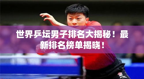 世界乒壇男子排名大揭秘！最新排名榜單揭曉！