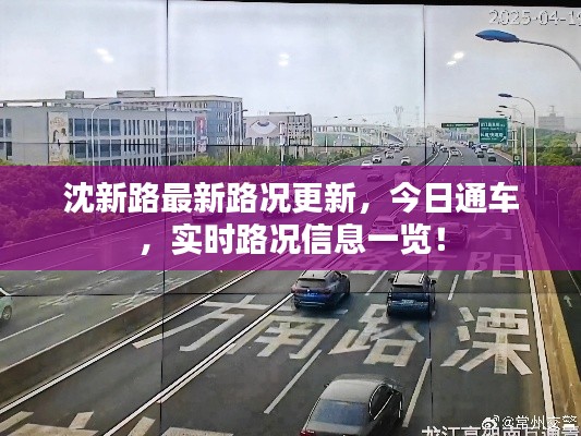 沈新路最新路況更新，今日通車，實時路況信息一覽！