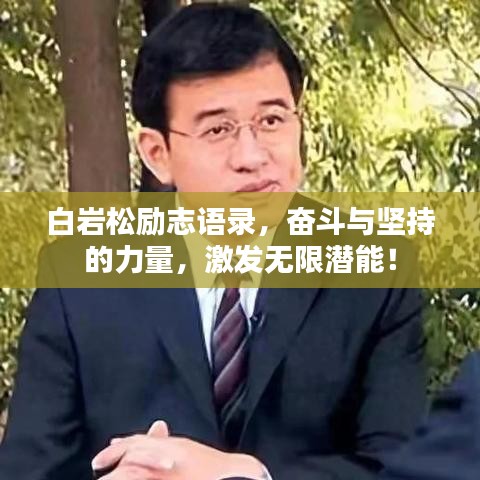 白巖松勵(lì)志語(yǔ)錄，奮斗與堅(jiān)持的力量，激發(fā)無(wú)限潛能！
