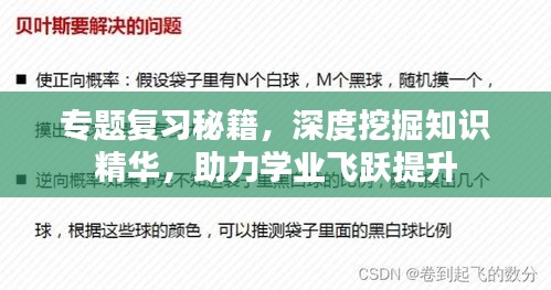 專題復(fù)習(xí)秘籍，深度挖掘知識(shí)精華，助力學(xué)業(yè)飛躍提升
