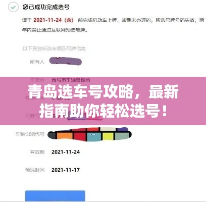 青島選車號攻略，最新指南助你輕松選號！