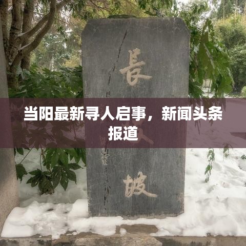 當(dāng)陽最新尋人啟事，新聞頭條報道